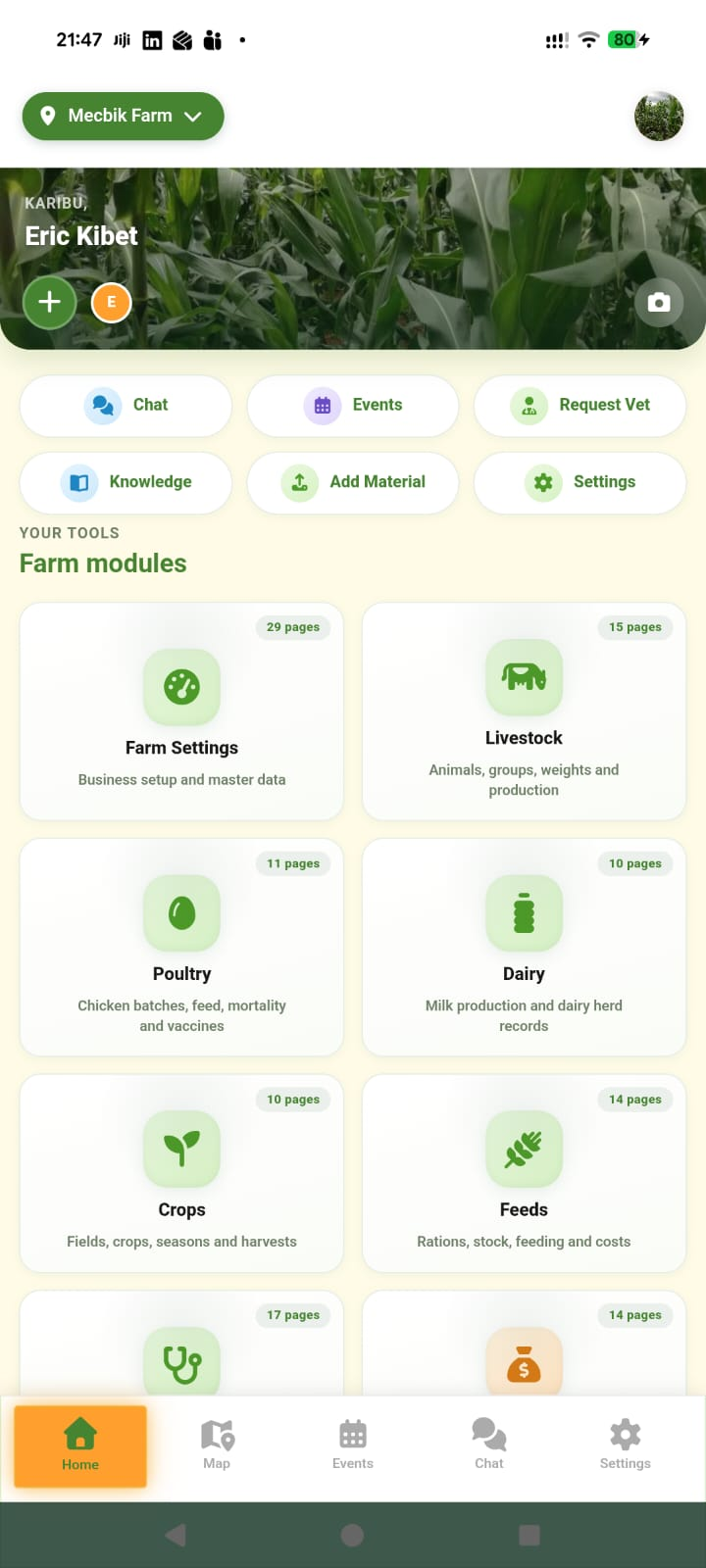 Mecbik Farm mobile modules